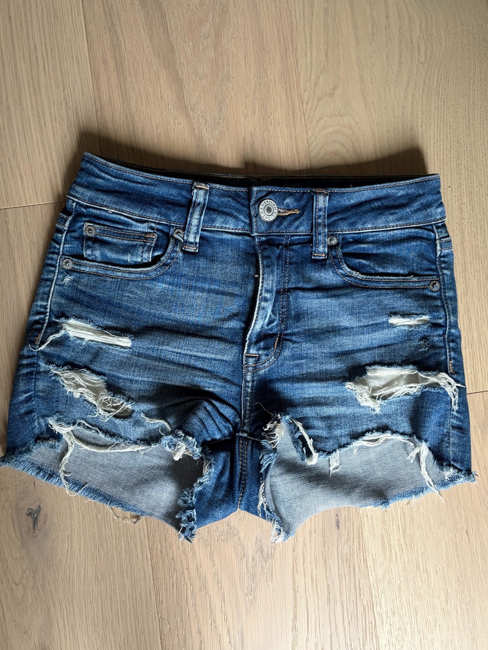 American eagle next level stretch denim jean shorts
